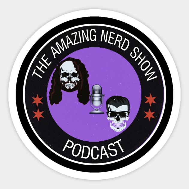 The Amazing Nerd Show Circle Logo Sticker by The Amazing Nerd Show 